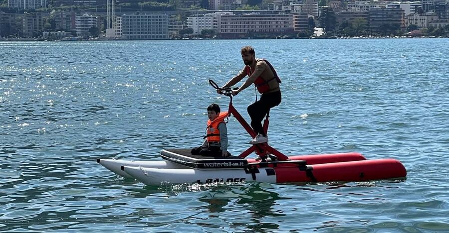 A Water Bike Adventure on Lake Lugano - Close-to-Shore Views on Lake Lugano That Feel Personal