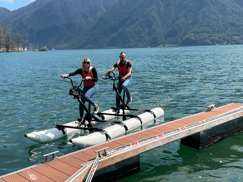 A Water Bike Adventure on Lake Lugano - The Optional Swim Stop, and Why It’s a Real Advantage