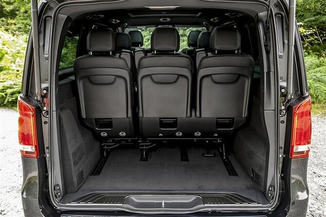 Arrival from Basel Airport BSL to Basel City by Luxury Vehicle - Mercedes V-Class or S-Class comfort, plus bottled water