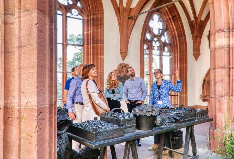 Basel: 1-Hour Group Walking Tour - Basel Minster sculptures, close-up detail on a tight route