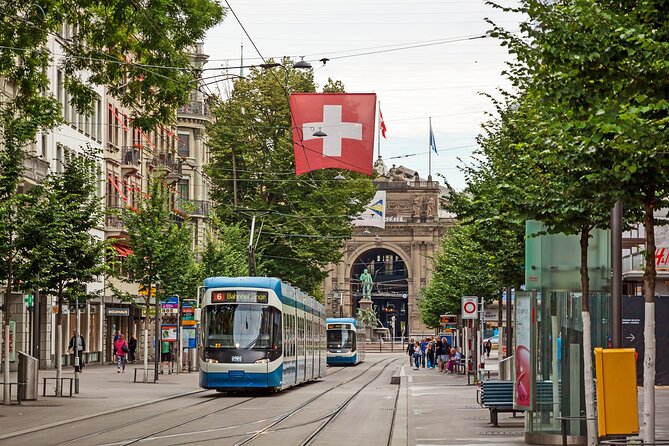 Best of Zürich & Surroundings: Walking Tour, Cable Car and Ferry - Stop 3: Enge Harbour photo time and a Lake Zurich ferry crossing