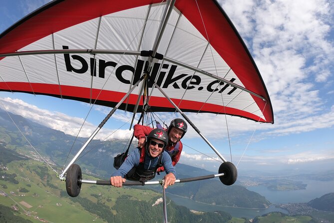 Birdlike Hang Gliding Lucerne - In the air: why it can feel faster than paragliding