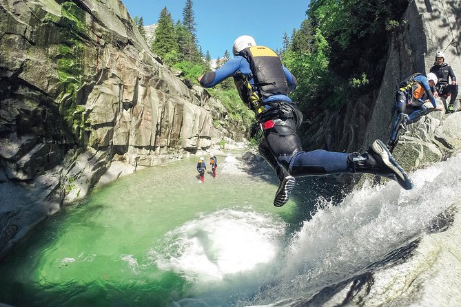 Canyoning Experience Grimsel from Interlaken - A half-day Grimsel canyoning run that hits hard and stays short