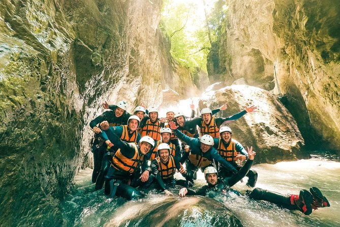 Canyoning Interlaken with OUTDOOR - Alpine canyoning starts with a scenic transfer from Interlaken