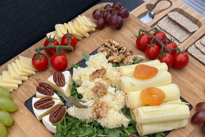 Cheese platter by Boat on Lake Thun, Interlaken - Merligen stop and the cheese break rhythm on Lake Thun