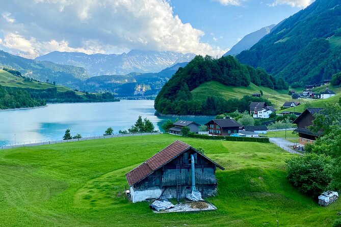 Crash Landing on You Private Switzerland Day Tour from Zurich or Lucerne (CLOY) - Panoramabrucke Sigriswil: the bridge walk moment