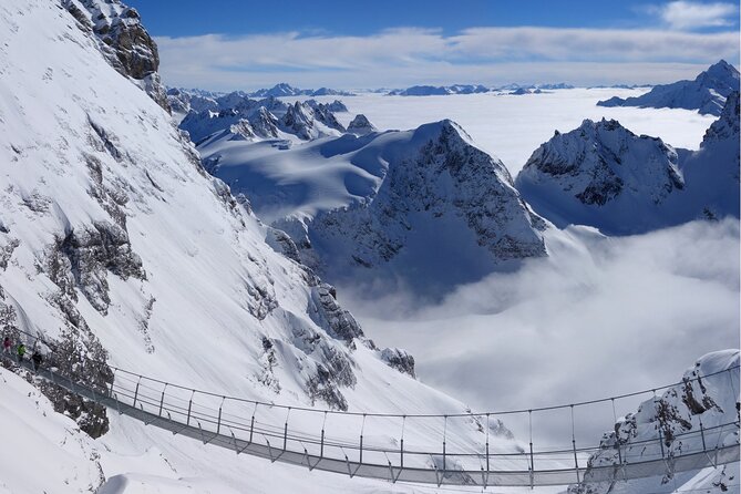 Daytrip to Mt. Titlis Eternal Snow, Glacier & Lucerne from Zurich - Cliff Walk and Ice Flyer: thrills at high altitude, at your pace