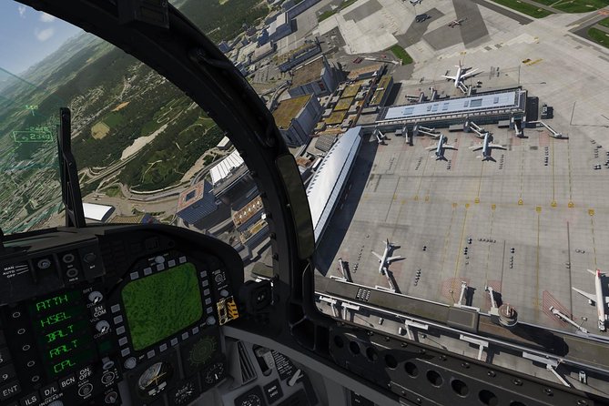 F / A-18 fighter jet flight simulator in Zurich - Where You Go in Zurich, and What the Setup Means