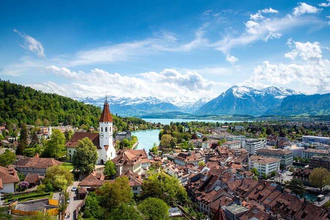 From Basel: Thun Tour, Beatus Caves, Lake Cruise & Cheese - Basel to Thun by train, where the day stays easy