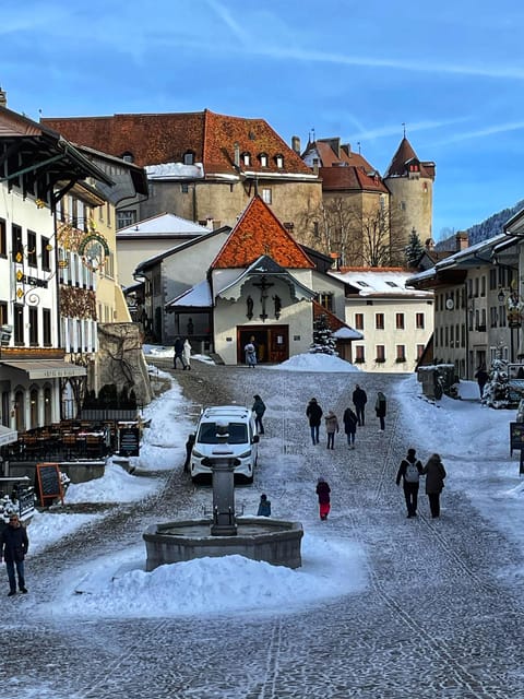 From Geneva: Gruyeres Castle, Cheese, Chocolate & Montreux - La Maison du Gruyère: cheese tasting that gives you a why, not just a snack
