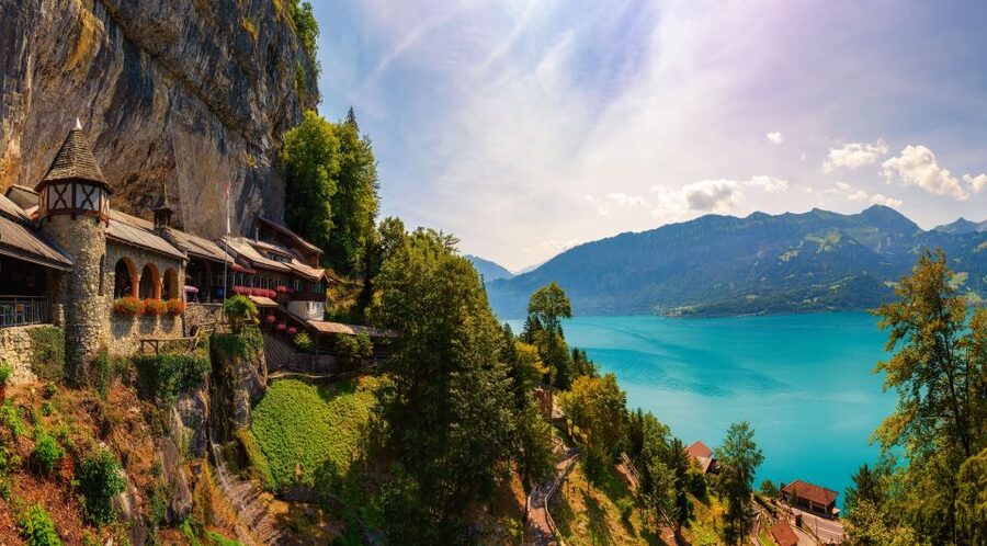 From Interlaken: Beatus Caves, Blue Lake and Lake Thun Tour - From Interlaken Ost to Beatus Caves: the first wow moment