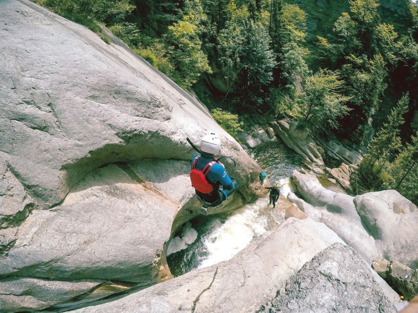 From Interlaken: Canyoning Chli Schliere - Rappelling over waterfalls: where the technical part becomes the story