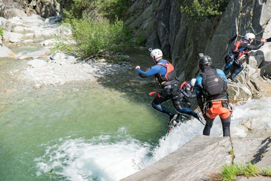 From Interlaken: Grimsel Gorge Canyoning Tour - Zip lines into crystal-clear pools: the moment you’ll remember