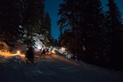 Night Sledding