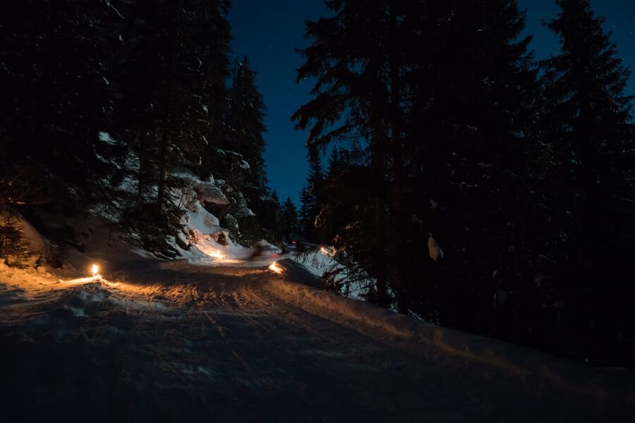 From Interlaken: Night Sledding - What to wear: your comfort plan for gloves, shoes, and wet snow