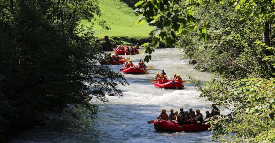 From Interlaken: River Rafting Adventure on Simme River - Boat time on the Simme River: Boltigen to Därstetten