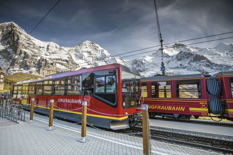 From Lausanne: Interlaken and Jungfrau Train Experience - The Jungfraujoch train and the view from the Top of Europe