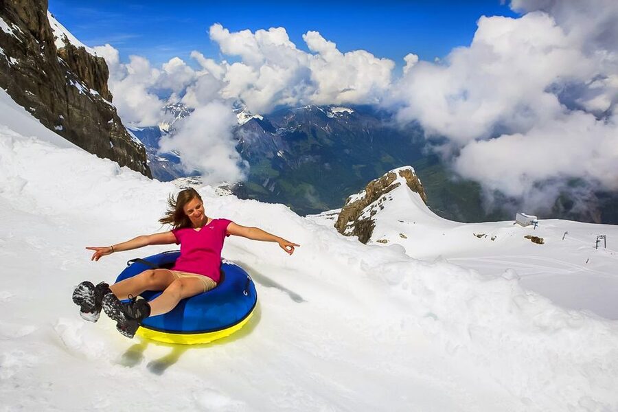 From Lucerne: Mount Titlis Half-Day Tour with Ice Flyer - Snow tubing at the glacier: how it fits your season