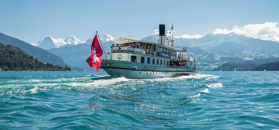 From Milan: Interlaken & Swiss Alps Day Trip - Spiez on Lake Thun: The Cruise Moment
