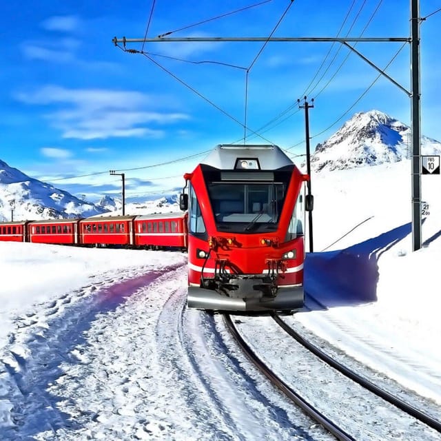 From Milan: St. Moritz Day Tour by Bernina Train - The Bernina red train ride, where the real day happens