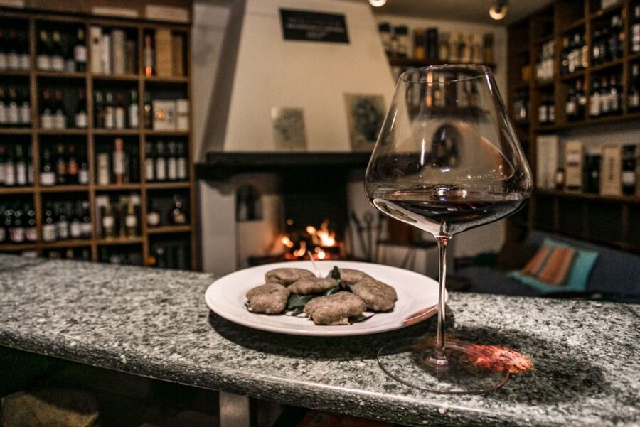 From Saint Moritz: Bernina Red Train with Winery Tasting - Winery tasting in Tirano: what you actually drink and eat