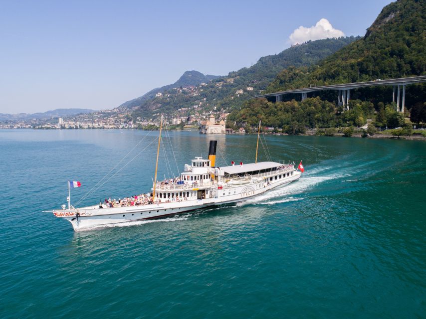 From Vevey: 2-Hour Riviera Cruise - The return leg: Villeneuve, Le Bouveret, Saint-Gingolph, and Lavaux