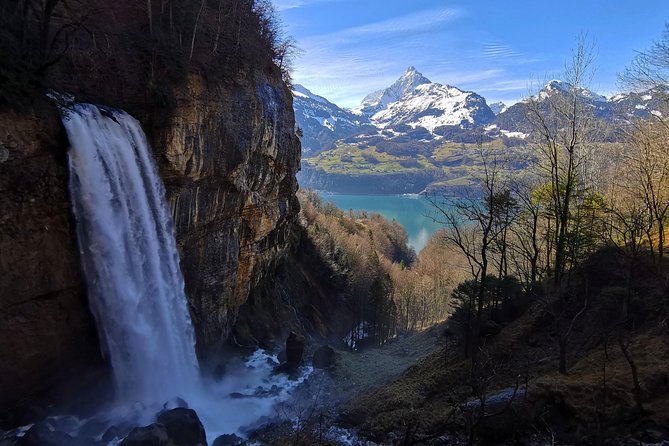 From Zurich: Breathtaking waterfall and lakes private tour - Stop 2: Walensee Viewpoint Above the Water