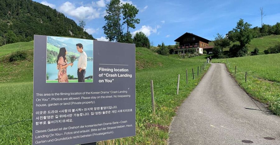 From Zurich: Crash Landing On You Locations in Interlaken - How Zurich Pickup Turns Into a Crash Landing On You Route