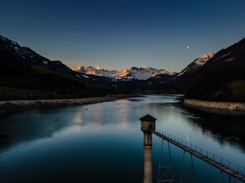 From Zurich: Crash Landing On You Locations in Interlaken - Giessbach Waterfall and Grand Hotel Giessbach, The Big-Set Moment