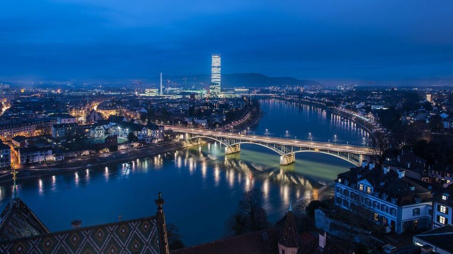 From Zurich: Full-Day Discover Basel & Colmar Private Tour - Colmar at dusk: the lighting system makes the streets dramatic