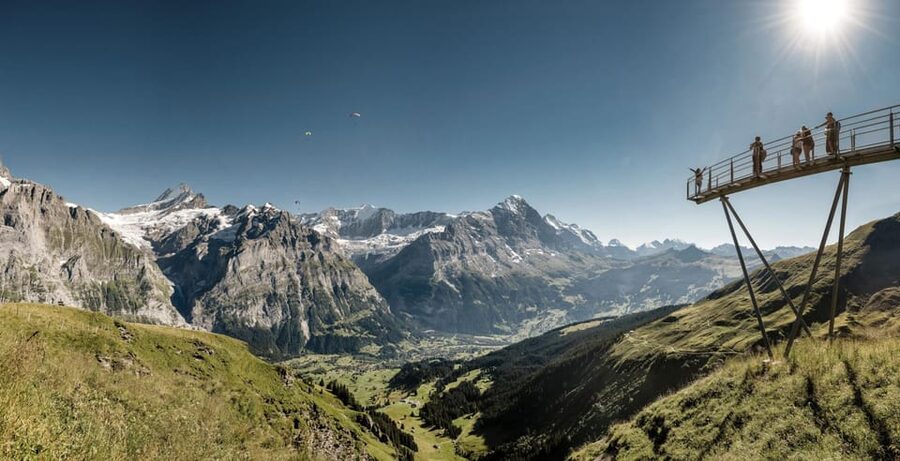 From Zurich: Grindelwald First Cable Car & Interlaken - Riding the Grindelwald First Cable Car for Eiger Views