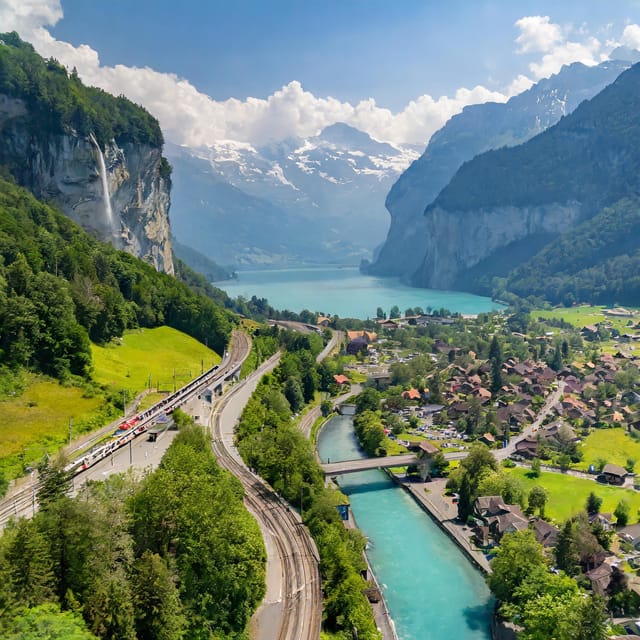 From Zurich: Interlaken and Grindelwald Private Day Tour - Interlaken between Lake Thun and Lake Brienz, and how to use your time well