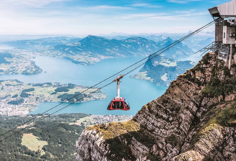 From Zurich: Lucerne & Mount Pilatus Day Tour - The descent by steep funicular, plus cogwheel bragging rights