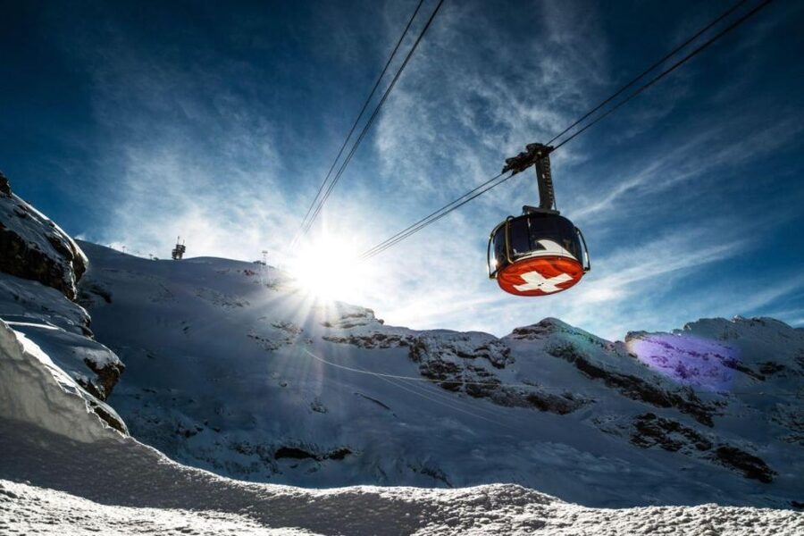 From Zurich: Mt. Titlis, Glacier Paradise, and Lucerne Tour - Glacier Paradise sights: Ice Grotto, Ice Flyer, and year-round winter