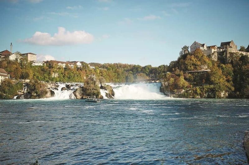 From Zurich: Stein am Rhein and Rhine Falls - The seasonal boat cruise under the falls: worth the extra if you’re up for it