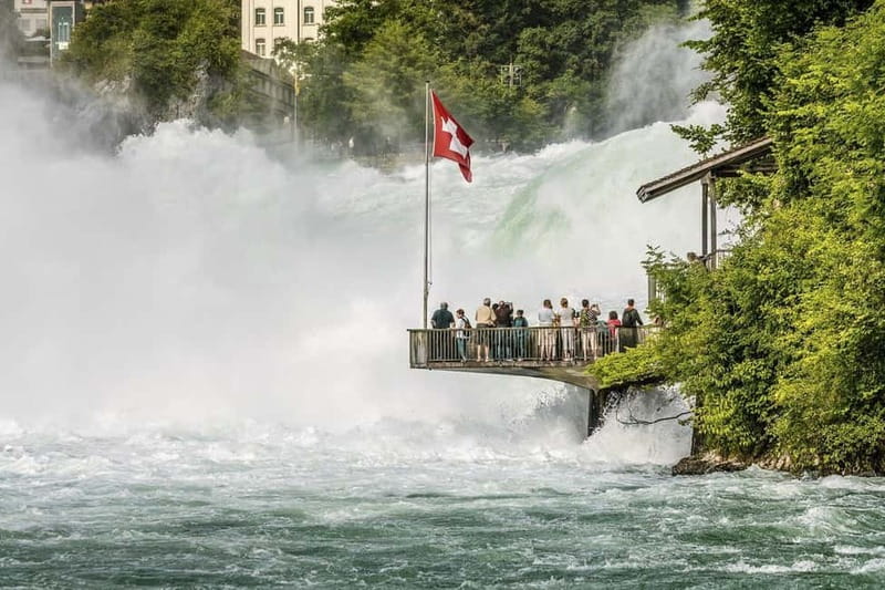 From Zurich: Stein am Rhein and Rhine Falls - Stein am Rhein old town: frescoes, half-timber frames, and St. George’s Abbey