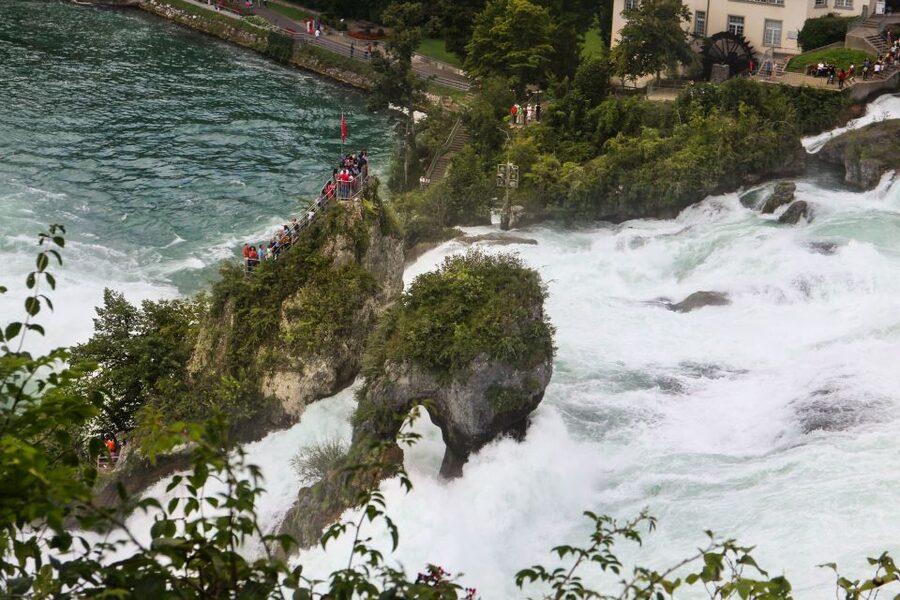 From Zurich to The Rhine Falls - Timing and best-fit dates for this route