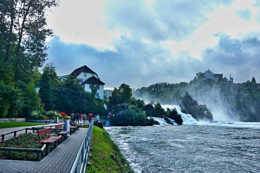 From Zurich to The Rhine Falls - Rhine Falls viewing platforms and the summer boat option