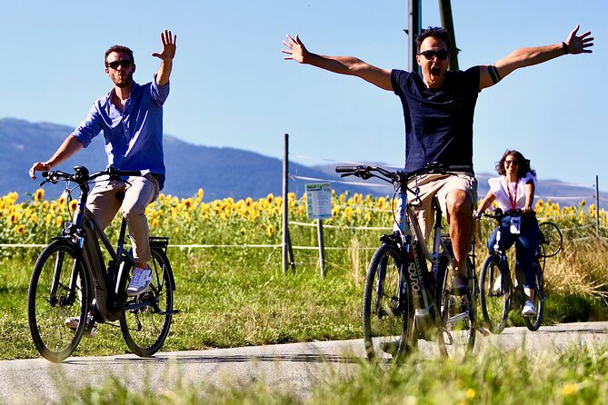 Geneva Highlights Tour by Bike - 3h - Perle du Lac, Mont-Blanc views, and the calmer side of Geneva