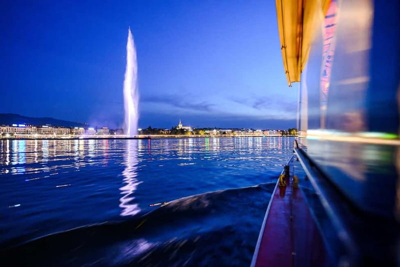 Geneva Walk & Cruise:The secrets of the Jet D'eau & apéritif - Rhône waterfront walk, washwomen districts, and hidden tunnels