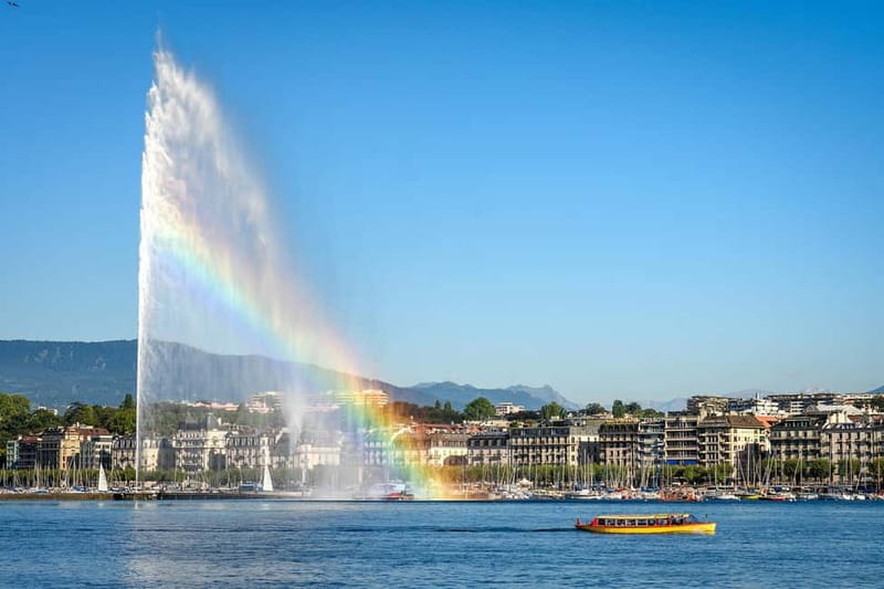 Geneva Walk & Cruise:The secrets of the Jet D'eau & apéritif - Lake Geneva cruise plus the apéritif that seals the deal