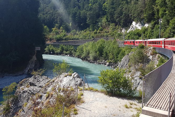 Glacier Express Panoramic Train Round Trip in one Day Private Tour from Basel - Furka Pass tunnel and Goms Valley: switching from climb to wild geology