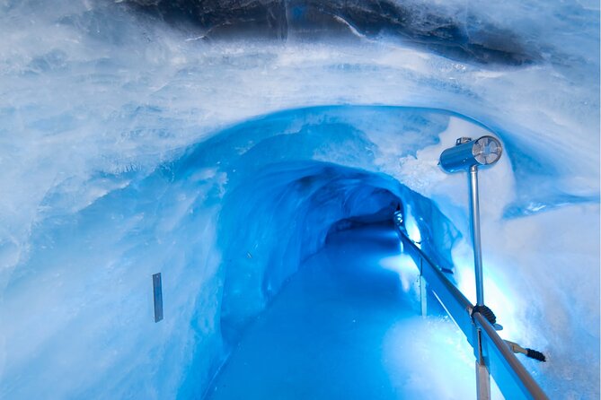 Guided Excursion to Mount Titlis Eternal Snow and Glacier from Lucerne - Ice Flyer down to Glacier Park: chair lift thrills and snowtubing