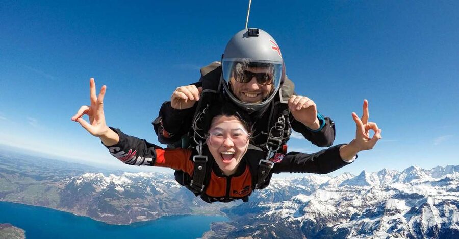 Interlaken: Airplane Skydiving over the Swiss Alps - Interlaken’s airplane freefall is all about the Alps at altitude