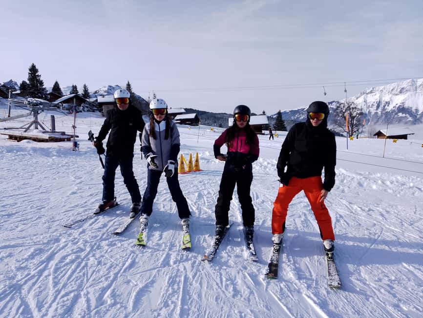Interlaken: All-inclusive Half-day Ski Taster for beginners - Your 2-Hour Beginners Lesson: Speed Control, First Turns, and the Lift