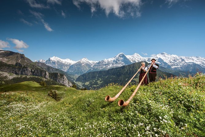 Interlaken and Paragliding Day Trip from Geneva - The big moment: tandem paragliding over mountains and lakes