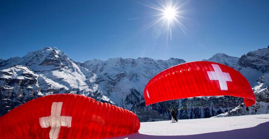 Interlaken: Paragliding Tandem High Flight - Interlaken from above, why the lake views hit differently