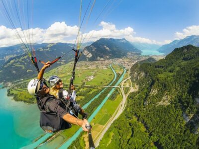 Tandem Paragliding Flight