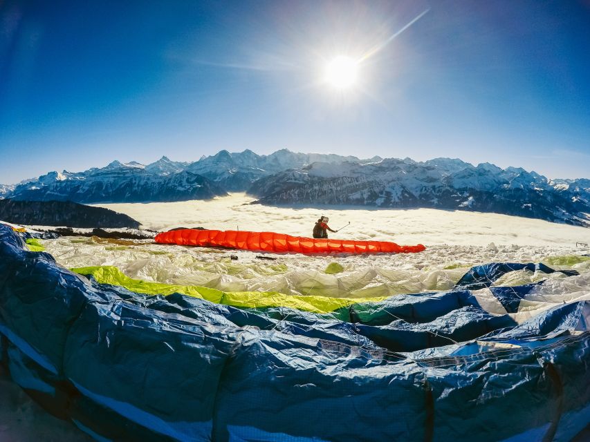 Interlaken: Tandem Paragliding Flight - Beatenberg Setup: Safety Briefing and a Gentle Launch