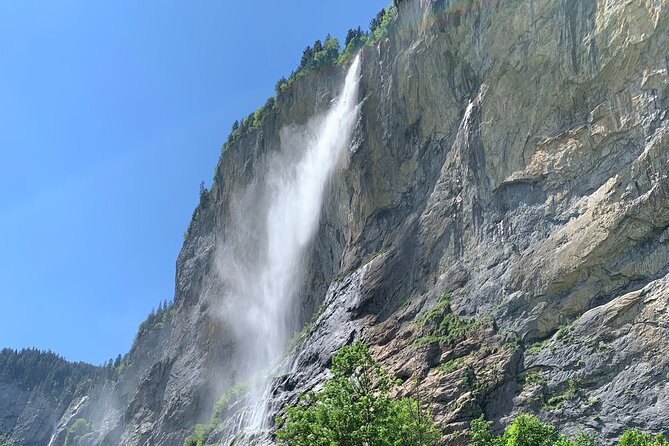 Jungfraujoch & Lauterbrunnen Alpine Tour | From Basel - Lauterbrunnen: Staubbach Falls in a valley of drama